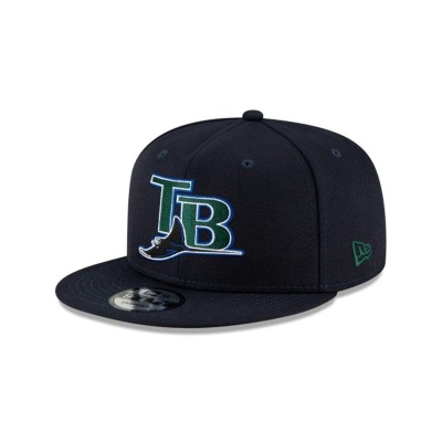 Tampa Bay Rays Gorra | New Era MLB Ligature 9fifty Snapback Cap Mexico - Azules